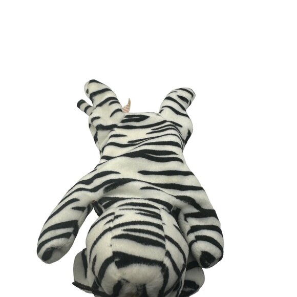 Ty Beanie Baby Blizzard The White Tiger Plush Toy - Picture 7 of 7